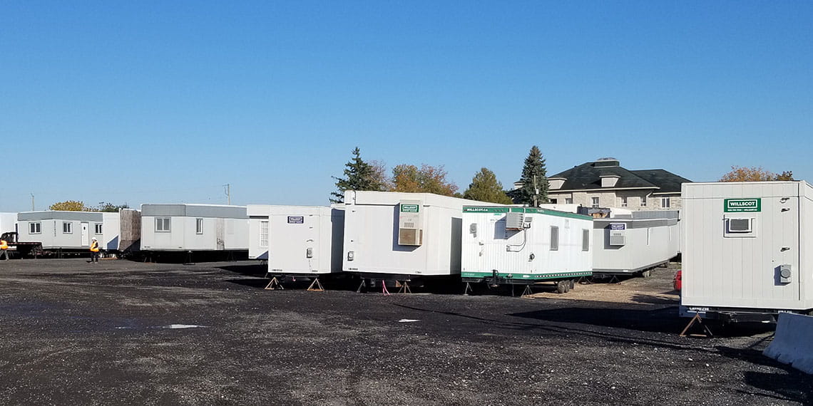 mobile office trailers at WillScot Toronto