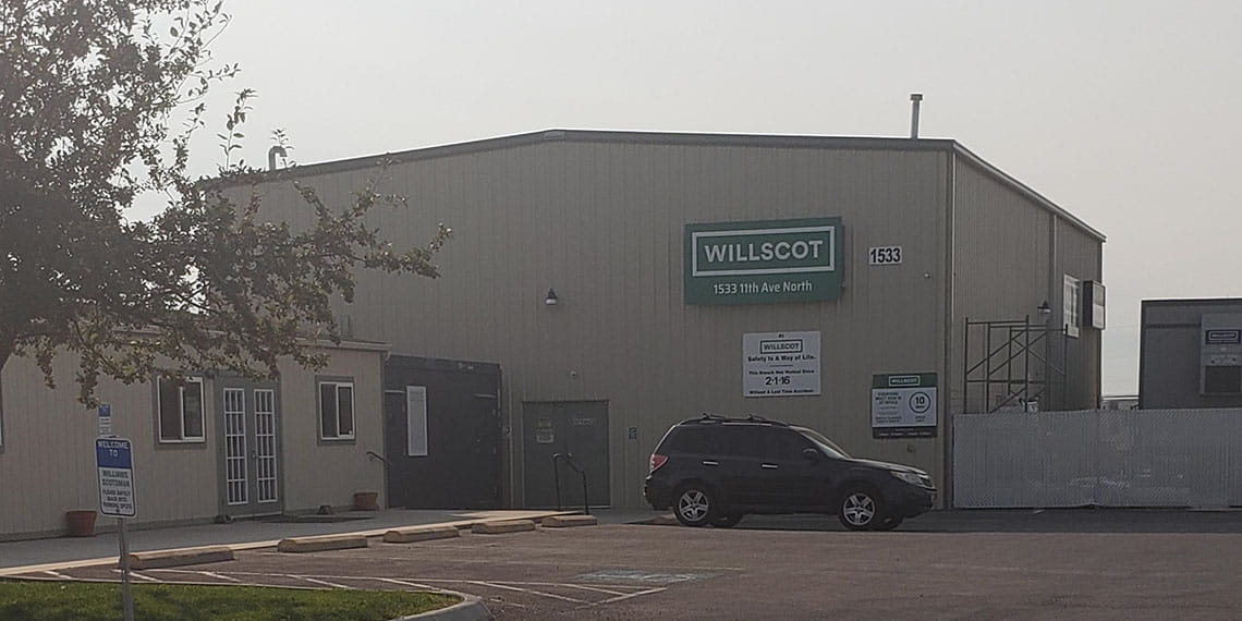 front entrance to the WillScot Boise, ID office