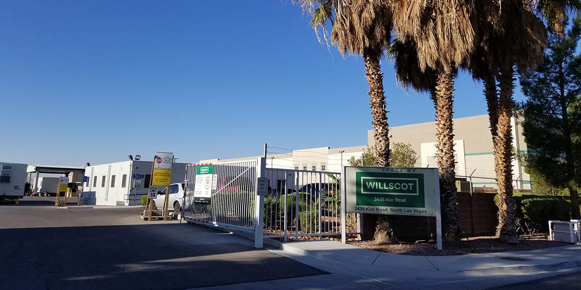 WillScot signage near the road in Las Vegas, NV