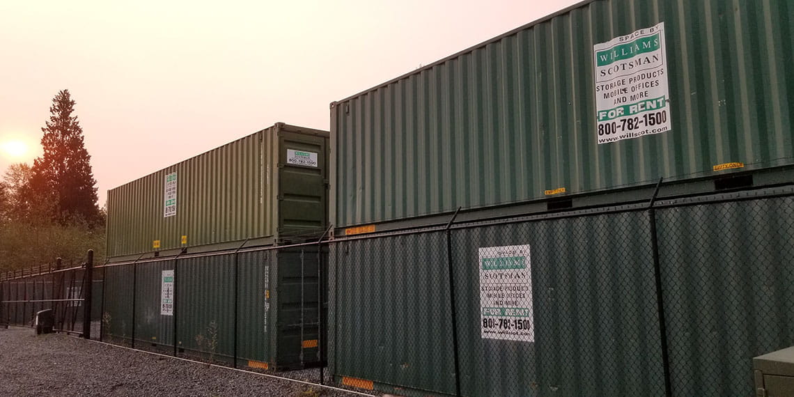 portable storage containers at WillScot South Seattle, WA