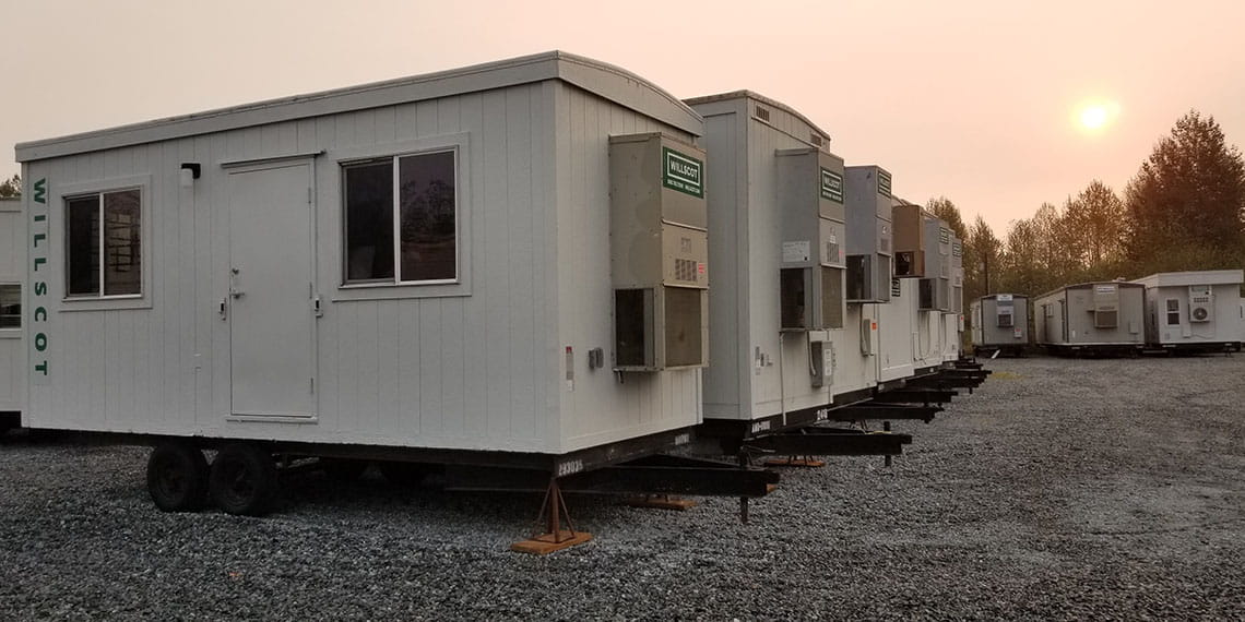 mobile office trailers at WillScot South Seattle, WA