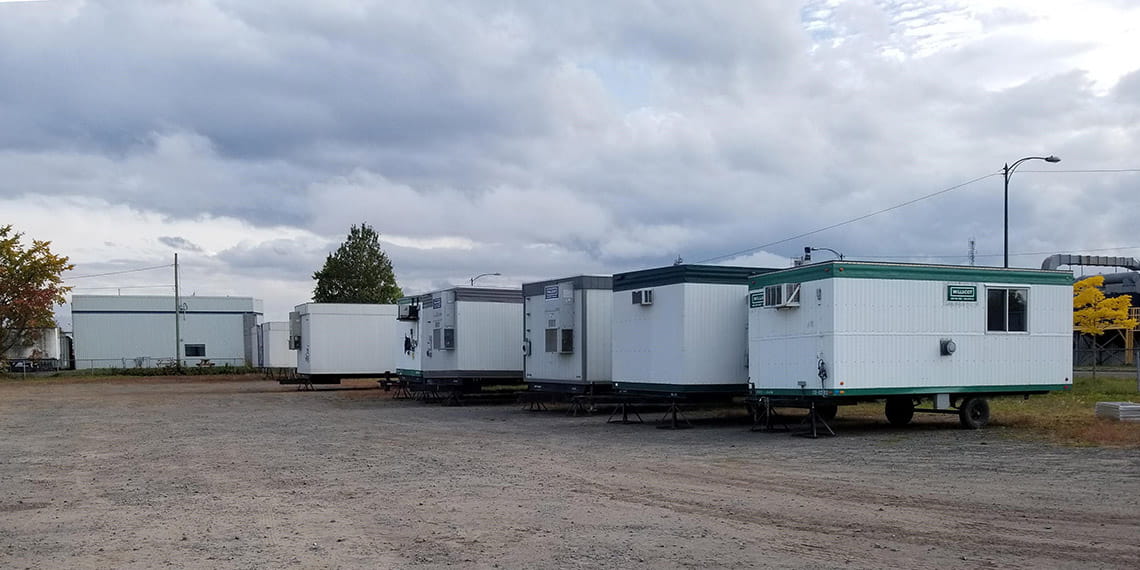 mobile office trailers at WillScot Quebec City