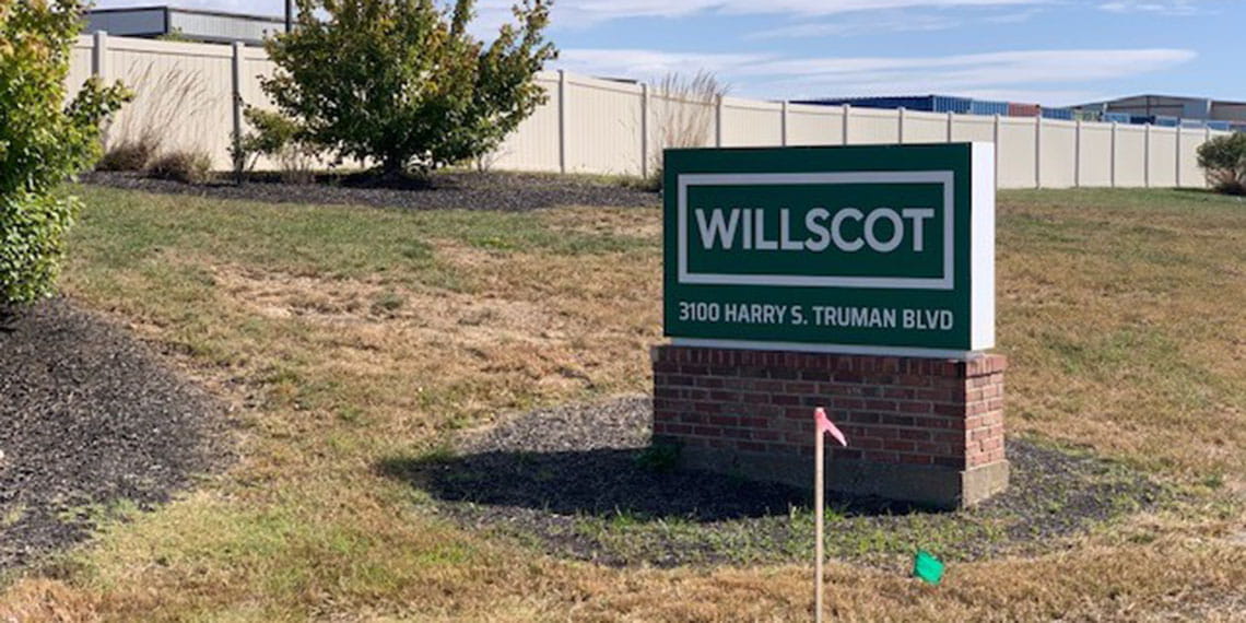 WillScot signage in St. Louis, MO