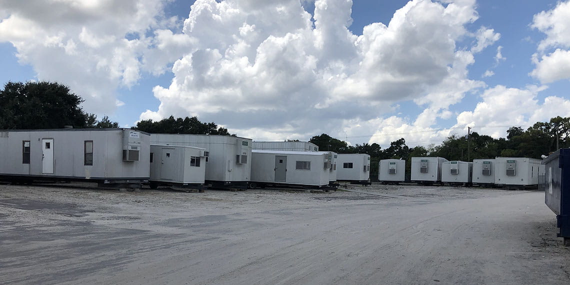 mobile office trailers at WillScot Tampa, FL